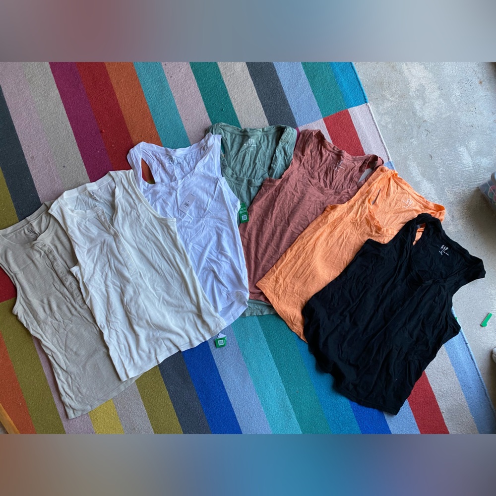 Bundle - GAP tank tops - women’s medium - two styles